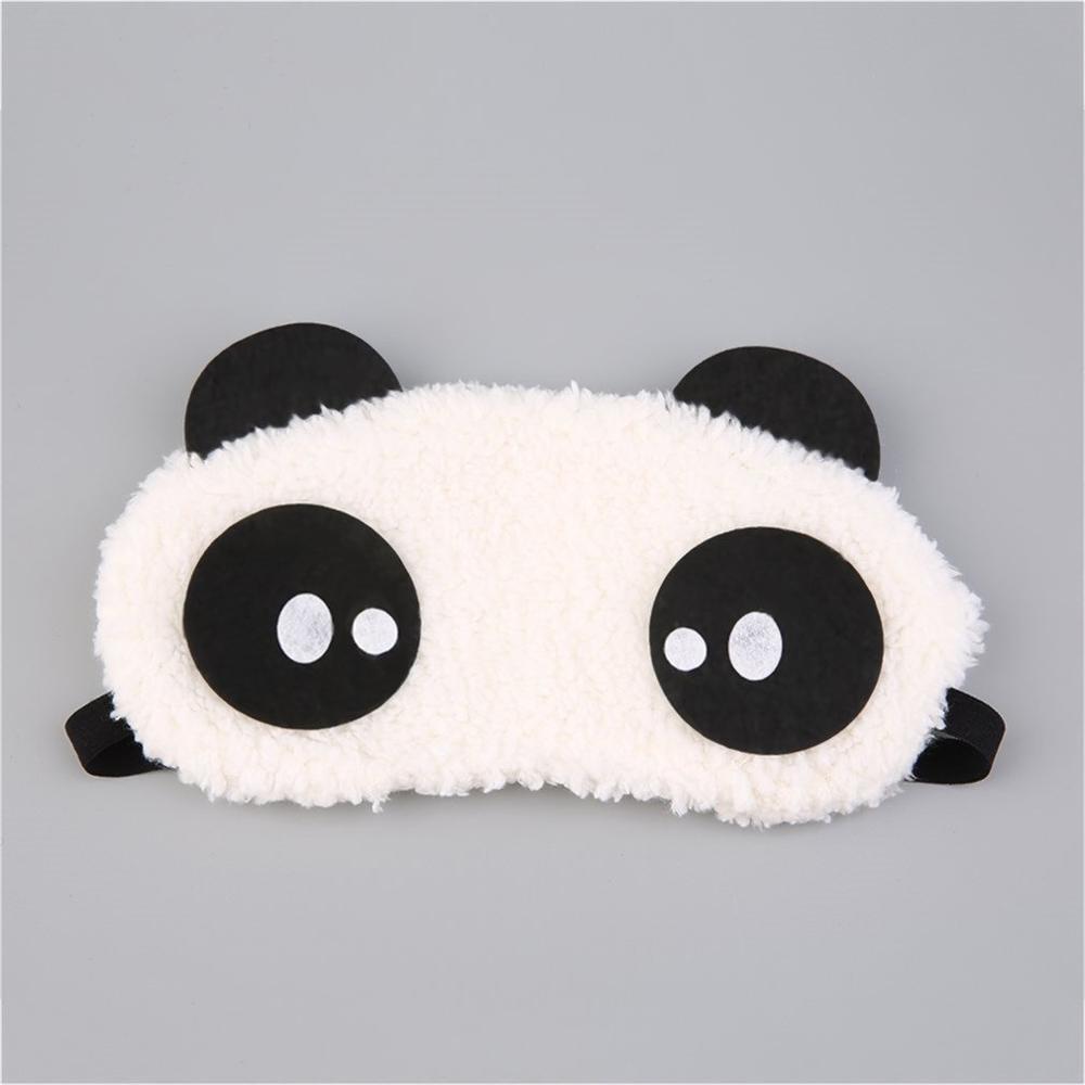 1 st söt panda sovande ansikte ögonmask ögonbindel skugga reser sömn ögonhjälp 4 typer: Zd277201