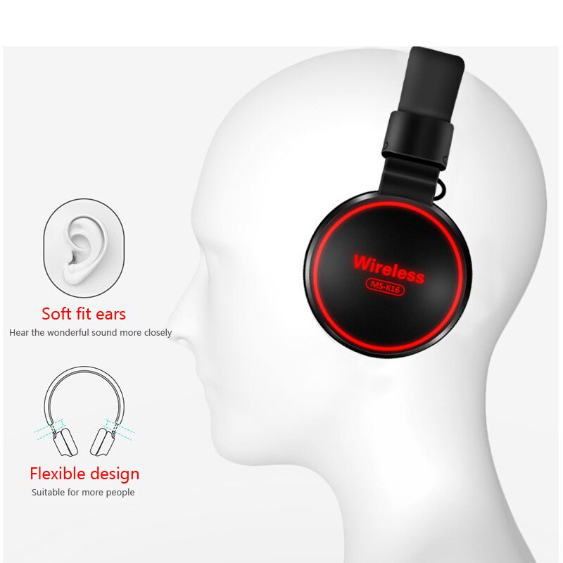 SMILYOU LED Licht Kühlen Kinder Drahtlose Kopfhörer Bluetooth 5,0 Kopfhörer Gaming Headset Mit Mikrofon Für Alle Handys Als