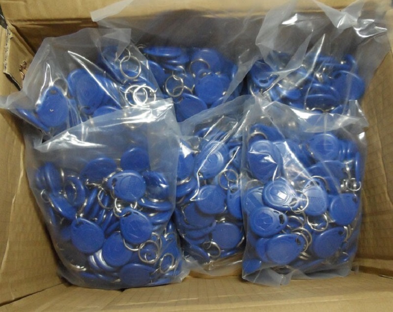 Llavero EM4305 100 T5577 de 5200 KHZ, llavero con etiqueta RFID regrabable, copia EM ID, tarjeta de proximidad, duplicado de acceso, 125 piezas