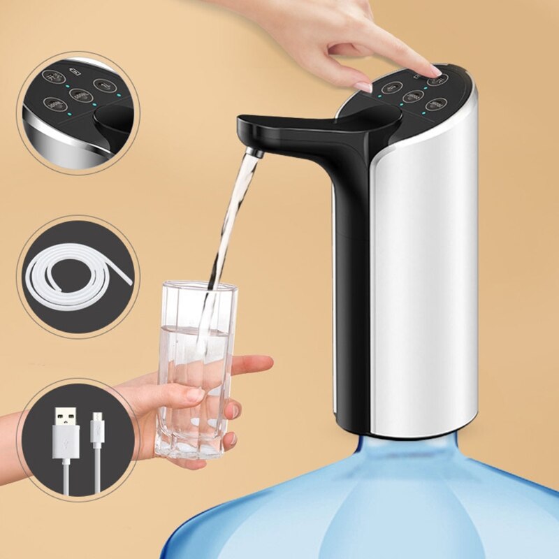 Home Electric Automatic Bottled Water Pump Drinking Fountain Portable Water Dispenser Ultra-quiet Energy-saving House