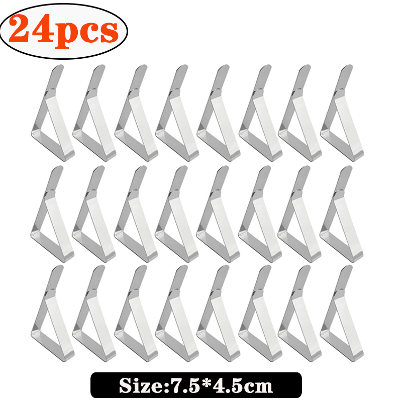 clip per tovaglie antiscivolo in acciaio inossidabile Tavoli antiscivolo Copertura Morsetti di fissaggio clip clip per copertura del tavolo da campeggio per matrimoni: Blu