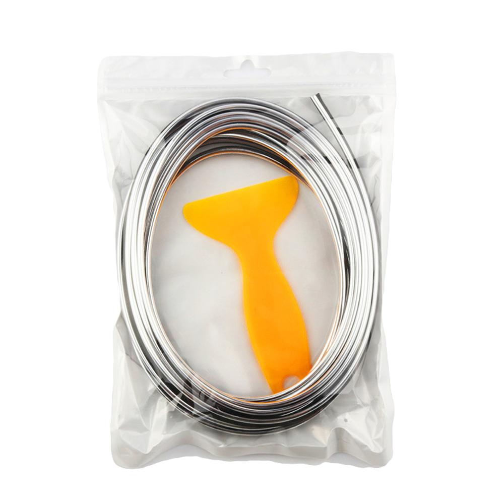 Super Flexible 5M Car Interior Moulding Trim Strip Door Gap Edge Moulding Trim Universal Decorative Line Auto Accessories