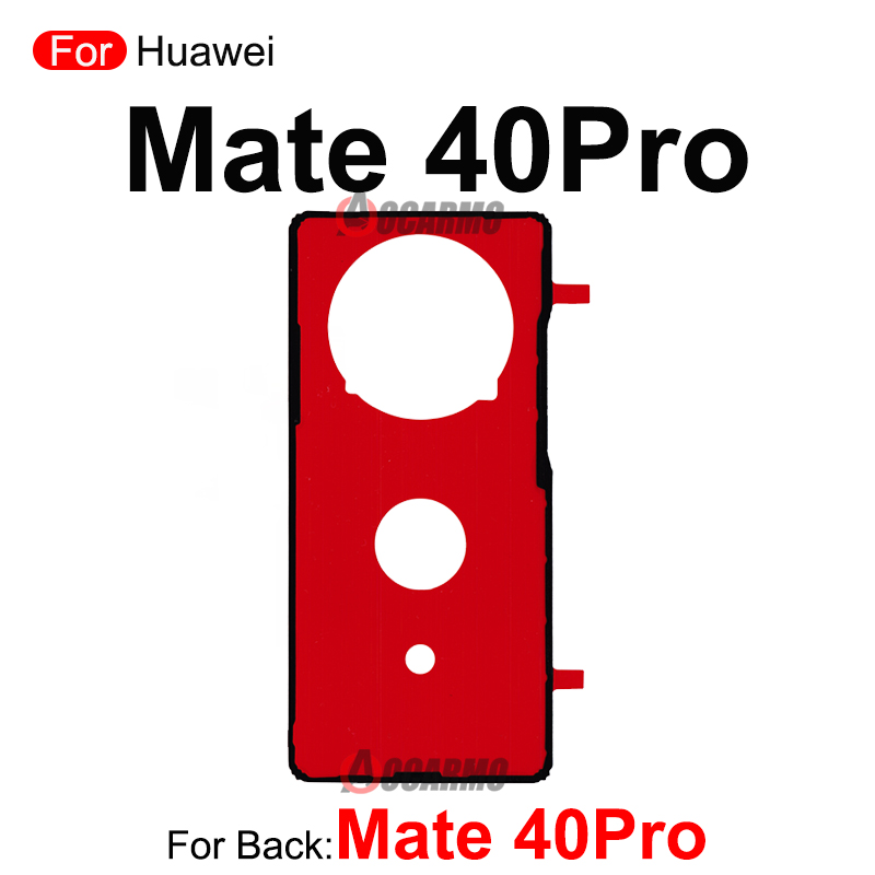 For Huawei Mate 10 20 30 40 Pro Rear Door Housing Mate 20Pro 30Pro Back Cover Adhesive Sticker Tape Glue Replacement: Orange