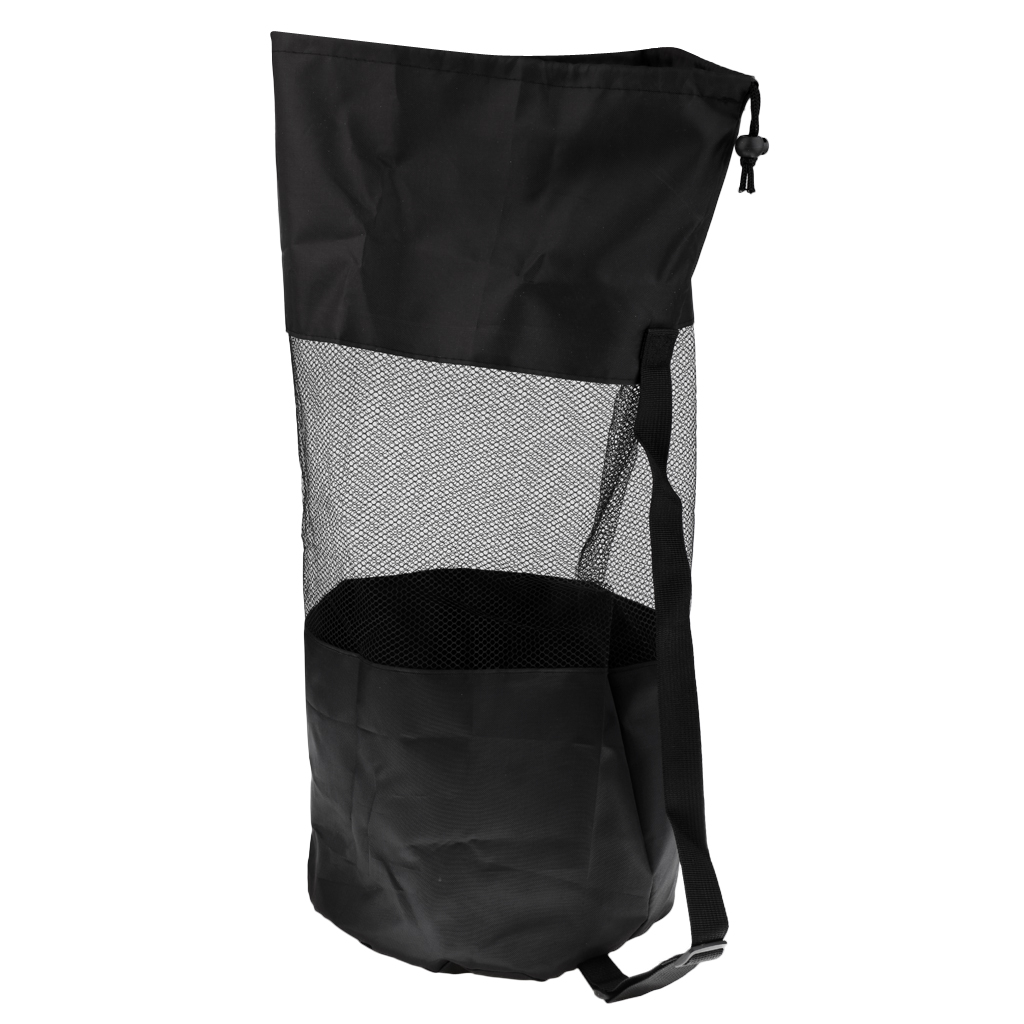 Dykkebag - kraftig nettingbag, oppbevaringsveske med snøring for dykking, dykkesnorkel, svømmetur, surfesport og mer