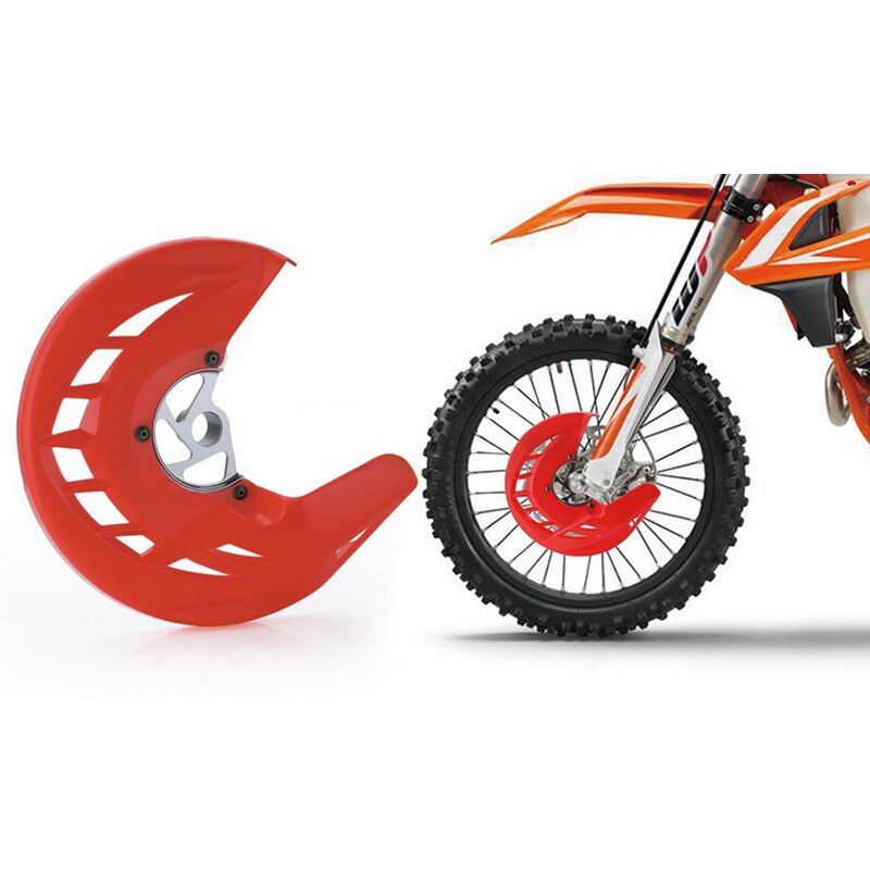 Moottoripyörän etujarrulevyn suojus ktm 125 150 250 300 450: Punainen