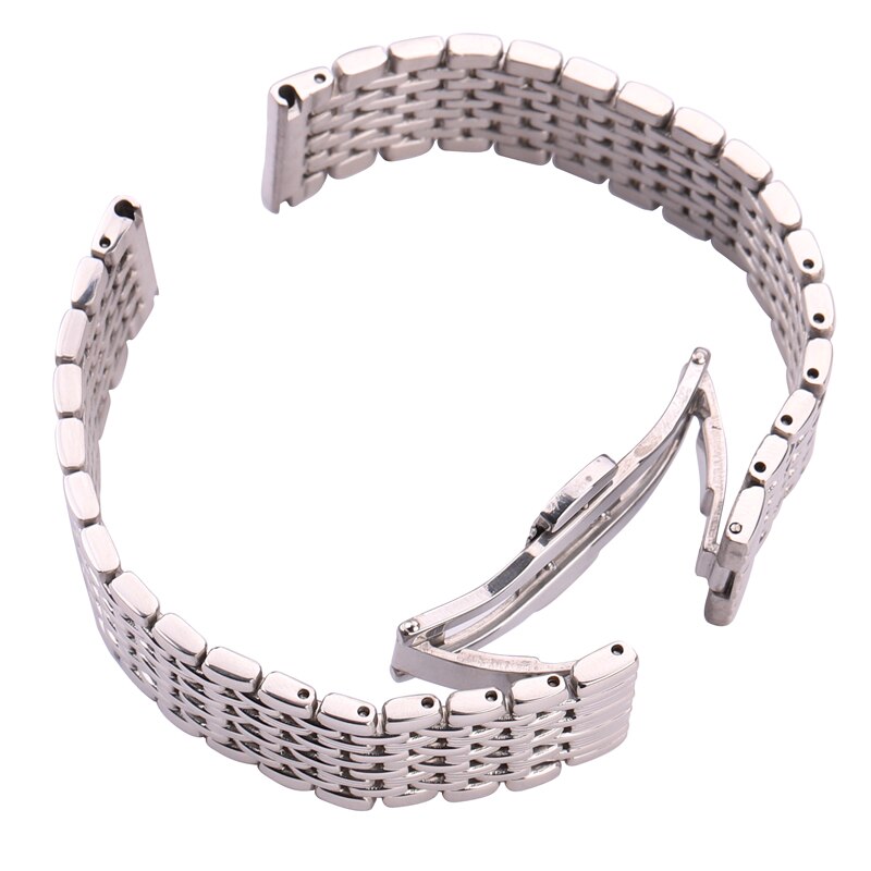 Roestvrijstalen horlogeband armband dames heren 16mm 18mm 20mm 22mm zilver rechte uiteinde horlogeband horloge accessoires