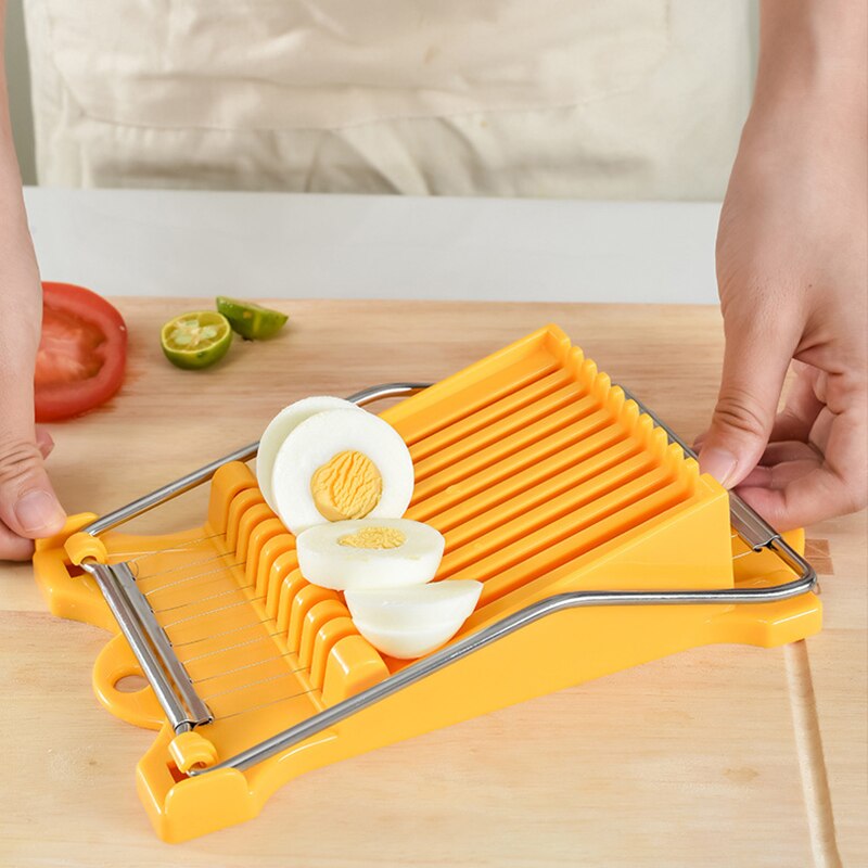 Lunch Vlees Slicer Rvs Fruit Ei Ham Slicer Multifunctionele Kaas Banaan Eten Cutter Ei Snijgereedschap Keuken Tool