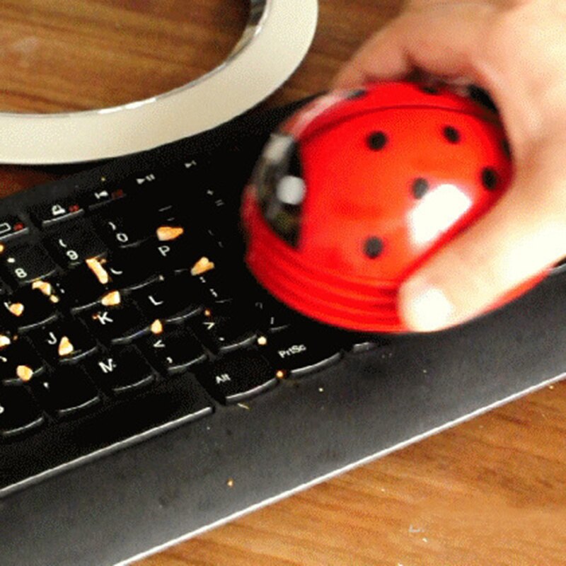 Cartoon Mini Vacuum Cleaner Dusbuster Portable for Desktop Dust Collector Cleaning Tool MYDING