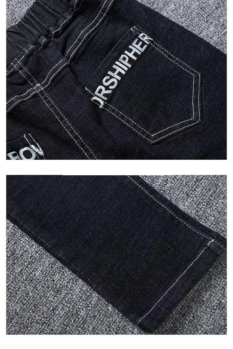 IENENS di Prima Classe di Modo Dei Jeans Dei Capretti Dei Ragazzi del Denim Dei Pantaloni Lunghi di Autunno della Molla Slim Stretch Jeans Ragazzo Pantaloni Da Cowboy 5-13Y