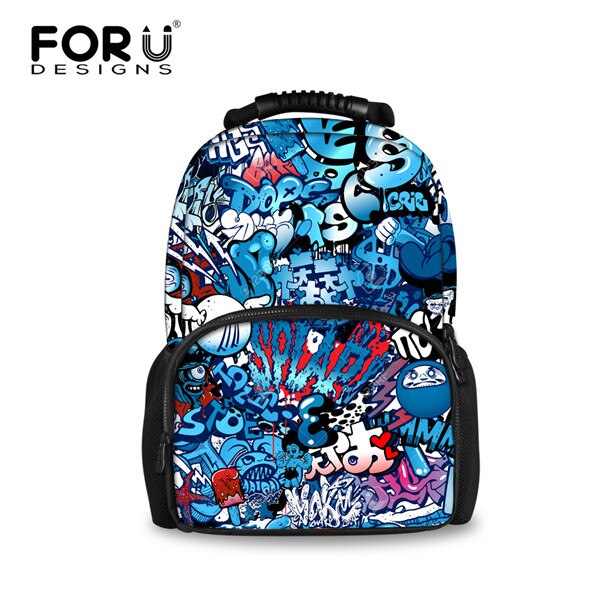 FORUDESIGNS 3D Graffiti del Modello delle Donne di Zaino Casual Spalla Zaini Per Le Ragazze Adolescenti Sacchetti del Computer Portatile di Viaggi Zaino Mochilas: W1299A