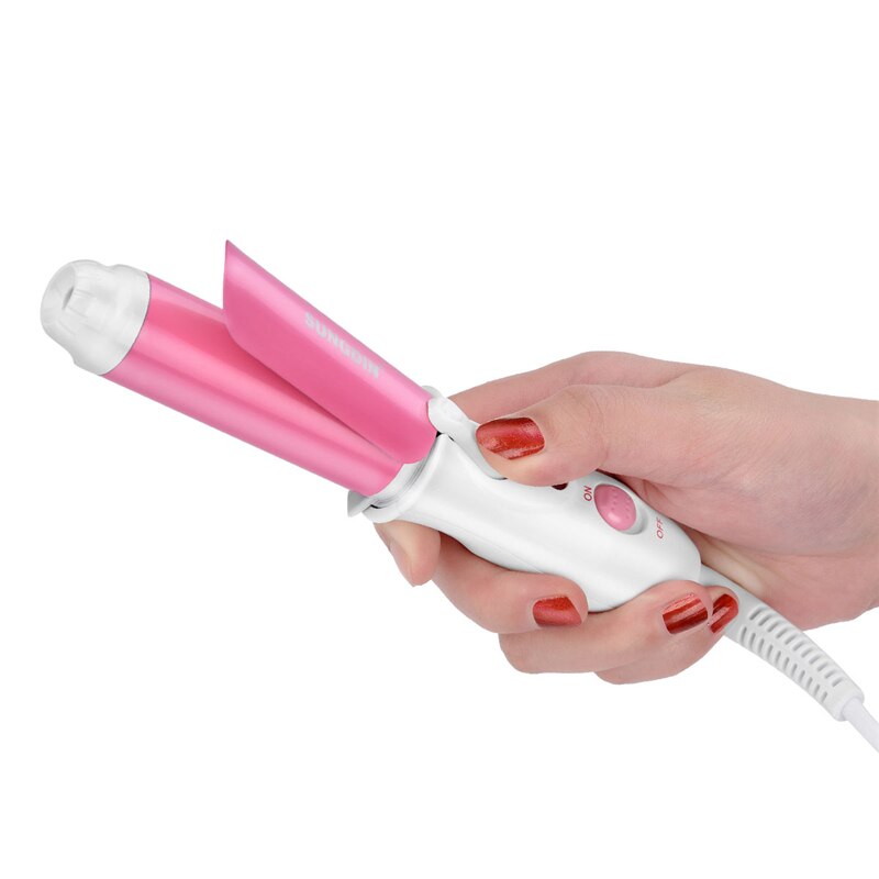 Ceramic Curling Iron Mini Portable Hair Curlers Lovely Styler Hair Wave Wand Styling Tools Electric Hair Curler