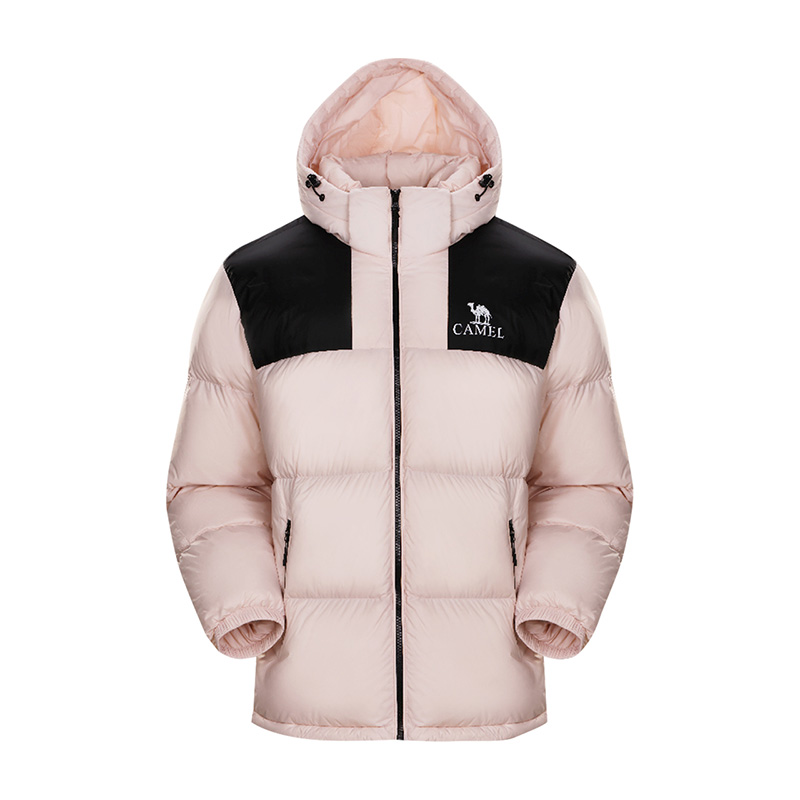 GOLDEN CAMEL Outdoor Down Jackets Women Men's Winter Coats Windbreakers Thickened Plush Bread Jacket for Men Autumn: XXL / Red