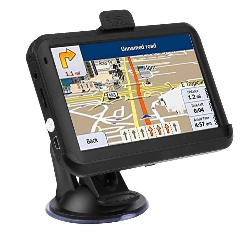 5 Inch Vehicle GPS Navigation Car GPS Navigator FM Transmitter 8GB ROM 256 MB RAM Multiple Languages Dual Navigation System *