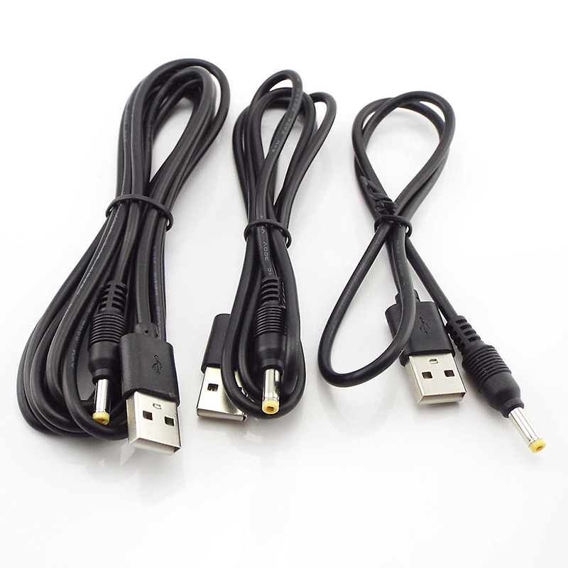 1Stck USB A Stecker auf DC 2,5 3,5 1,35 4,0 1,7 5,5 2,1 5,5 2,5mm Netzteil Stecker Jack Typ A Verlängerung Kabel Stecker Kabel