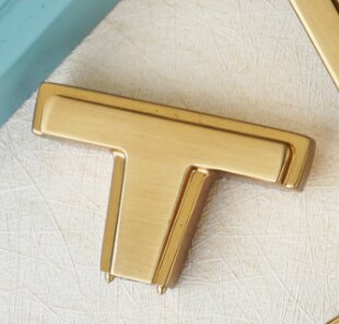 5 "Champagne Gold Metal Schuifladegrepen Knoppen Deurklink Keukenkast Handvat Garderobe Handvat Furnitur Hardware Decoratie: knob