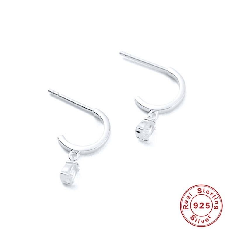 ROXI C forme larme étoiles boucles d'oreilles pour femmes filles boucles d'oreilles Piercing 925 argent Sterling mariage Pendientes