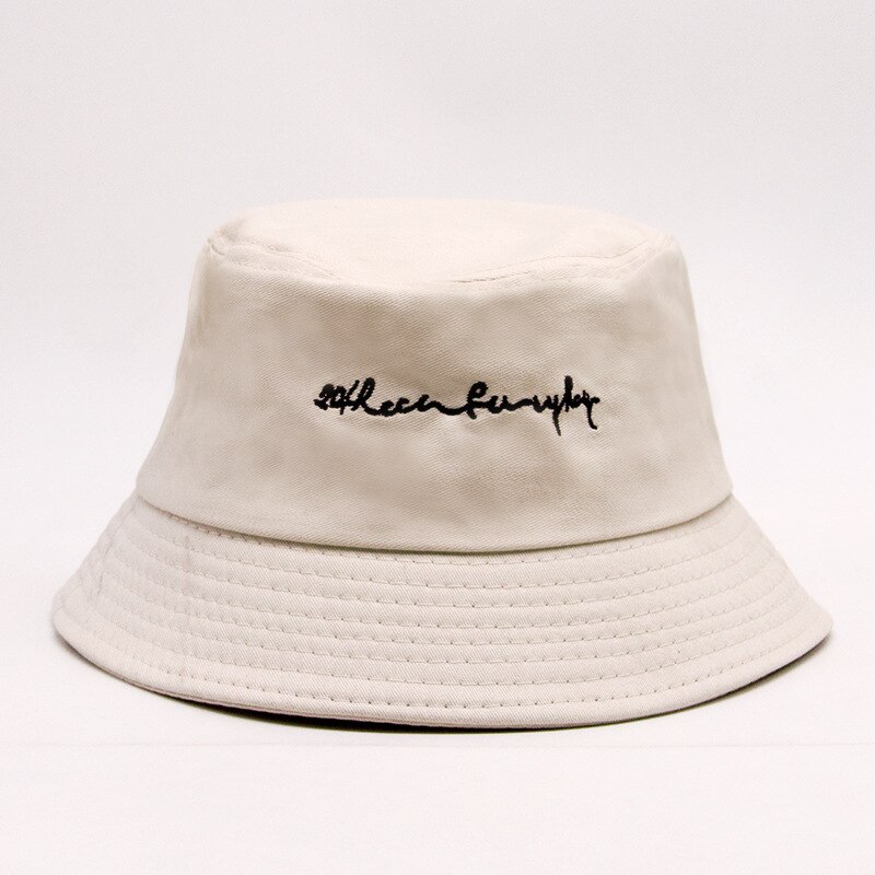 Chapeau de poisson unisexe | Noir blanc jaune été femmes hommes Couple chapeaux unisexe, casquette Hip Hop, chapeau seau Panama protection solaire, chapeaux de pêcheur: word beige