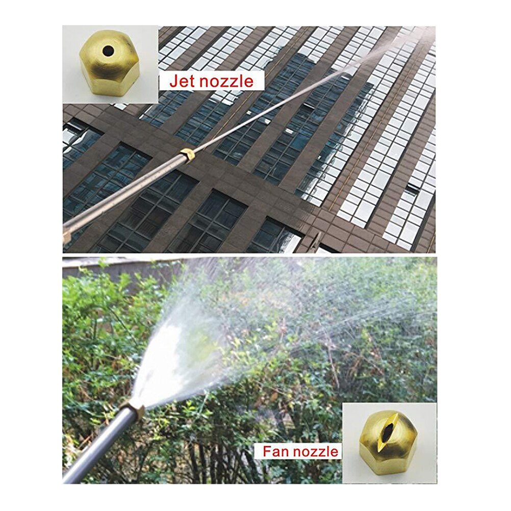 High Pressure Power Washing Gun Upgrade Water Hose Nozzle Garden Hose Sprayer Watering Jet For Car Washer Window Cleaning Tool