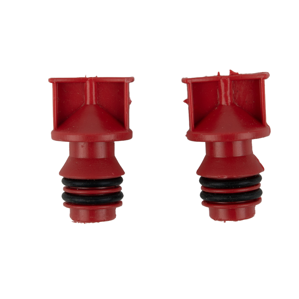 ~2PCS Air Compressor Oil Plug~Red Plastic 17mm Male Thread Air~Compressor Oil Plugs Oil Breather~Cap Air Compressors Accessories