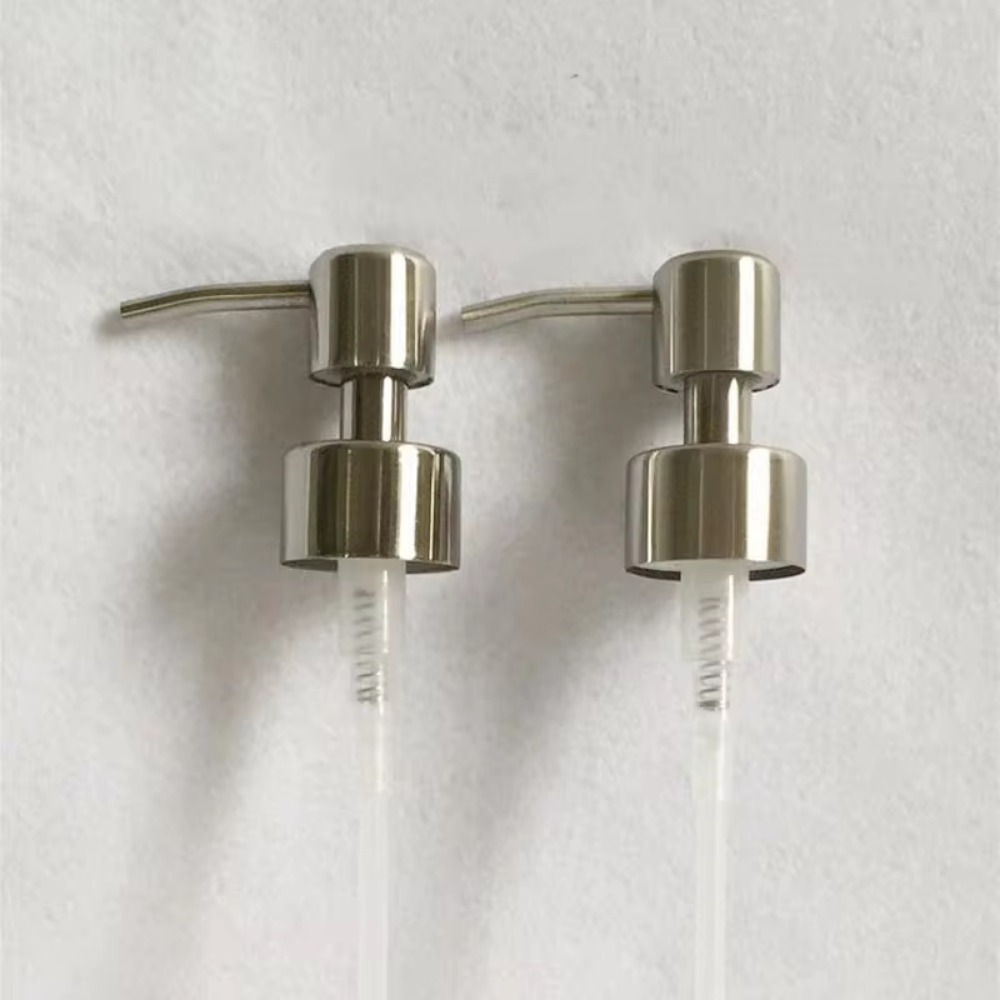 Hand-Flüssigseifen-Pumpenspender aus Edelstahl 304, Düse für Badezimmer, Küche, Schaumseife, Shampoo-Spender, Zubehör