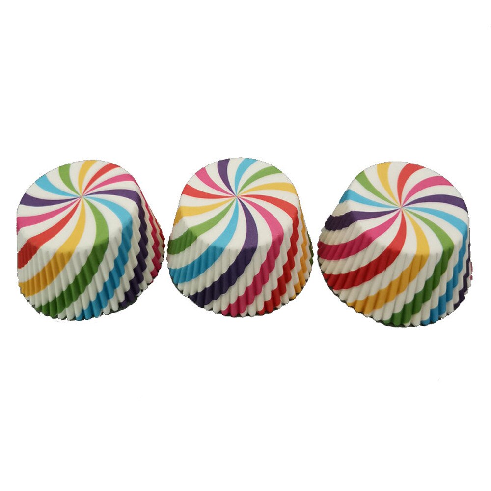 100 stücke Cupcake Papier Tasse Öldicht Cupcake Liner Backen Tasse Tablett fallen Hochzeit Party Caissettes Goldene Muffin Verpackung Papier