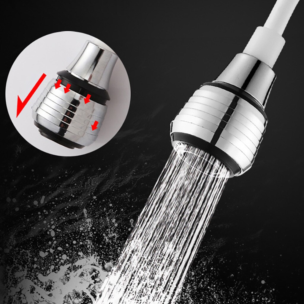 Rubinetto girevole girevole filtro ugello regolabile doppia modalità risparmio acqua rubinetto flessibile spruzzatore Turbo Flex 360 lavello rubinetto Jet