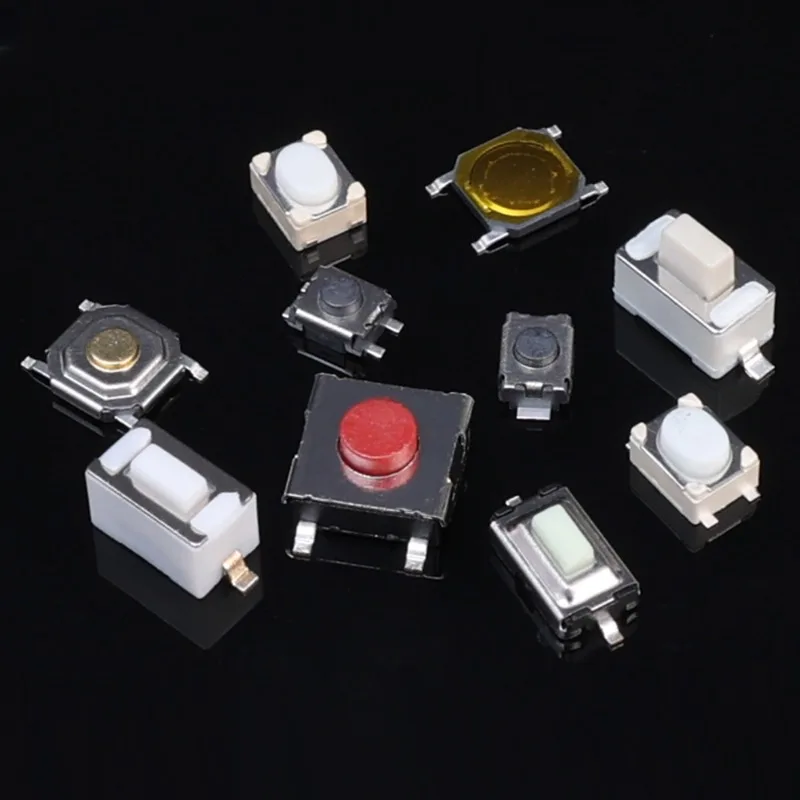 Auto-Fernbedienung, Touch-Schalter, 10 Stile, Autoschlüssel, Knopf, Touch-Mikroschalter mit Box, Audio, Computer, TV, PCB, Drucktastenschalter