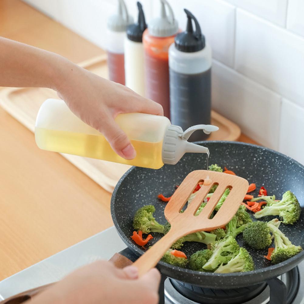 Joli distributeur de Sauce Flexible, facile à nettoyer, bouteille d&#39;épices légère sans gâchis