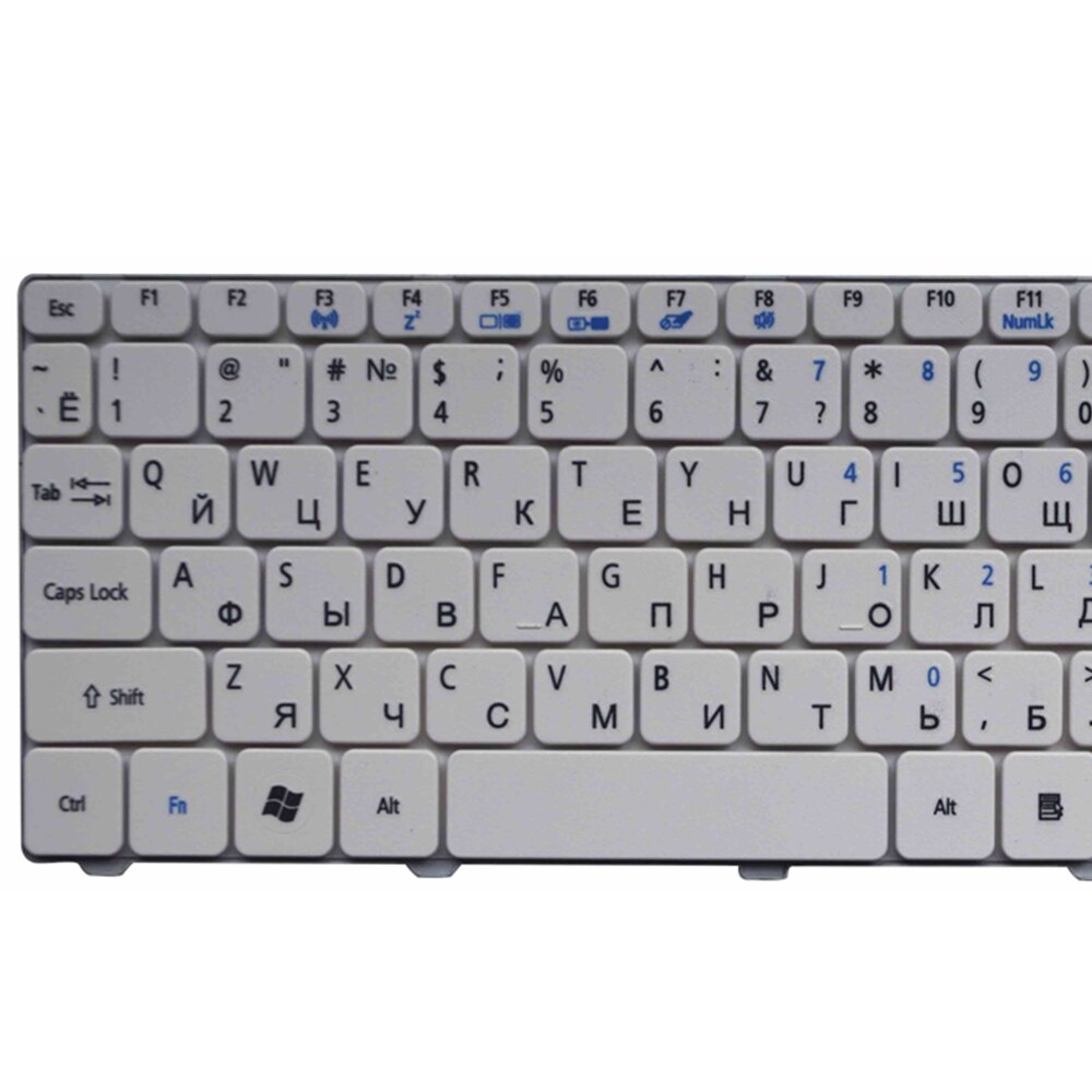 RU russian laptop Keyboard for Acer Packard Bell Dot SPT 723 SE SE2 SE3 SC PAV80 black white Notebook Replacement