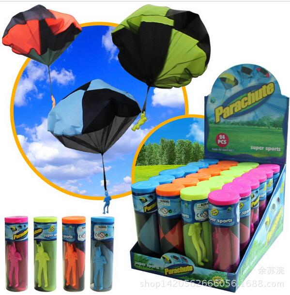 SUPRBIRD Juguete de Paracaídas, 10 Piezas Juguete Paracaídas Set, Mano Que Lanza el Juguete del