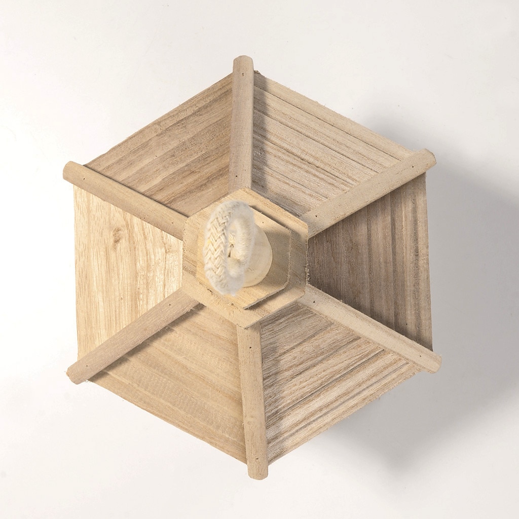 Bird Feeder wooden garden decor Wild Bird Feed Dispenser Wooden Bird House With Roof Home Garden Yard Decoration