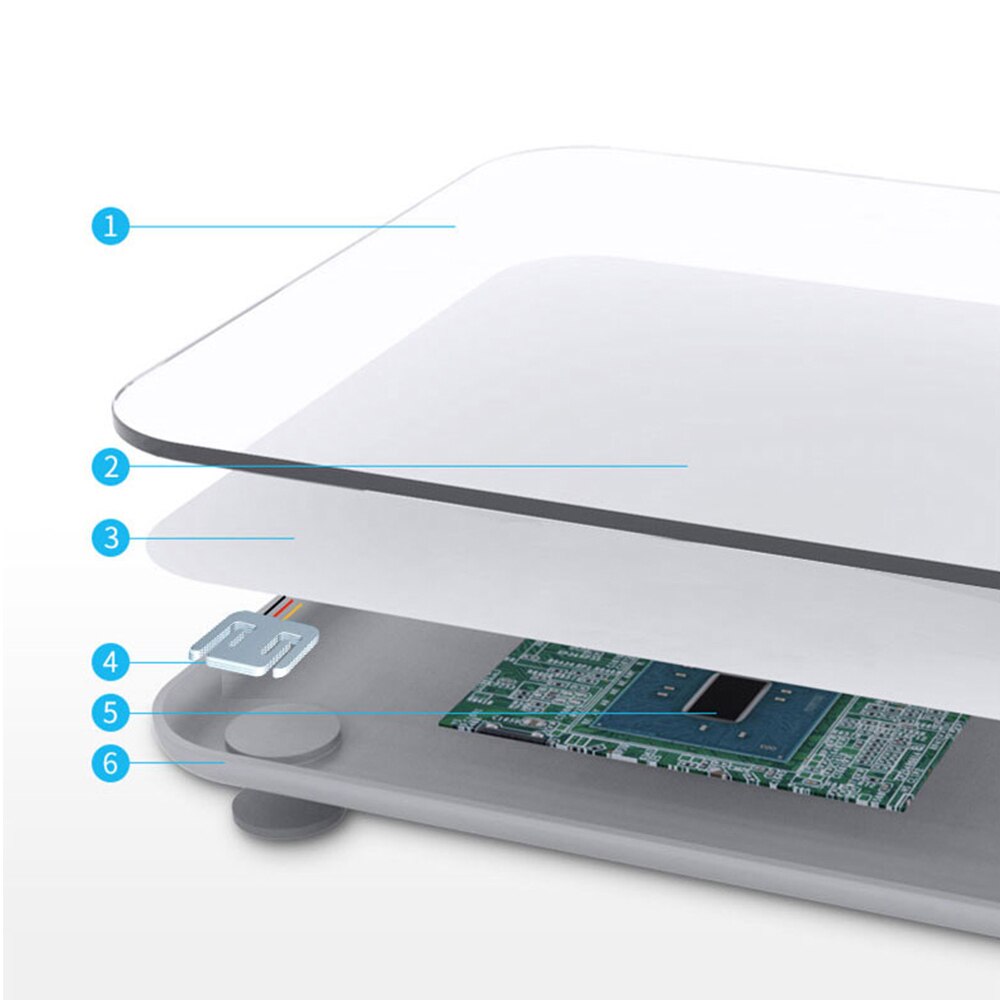 Schlecht Clever Skala Präzision Gewicht Skala Körper Fett Boden Skala BMI LED Anzeige Gewicht Kapazität 180KG praktisch Bluetooth