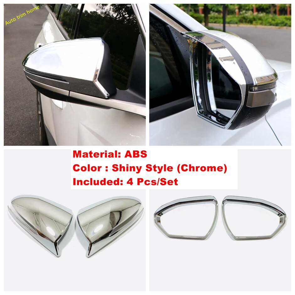 Couvercle de rétroviseur pour Hyundai Tucson NX4 2022, accessoires de voiture, pare-soleil imperméable, lames de miroir arrière, sourcils: Model C