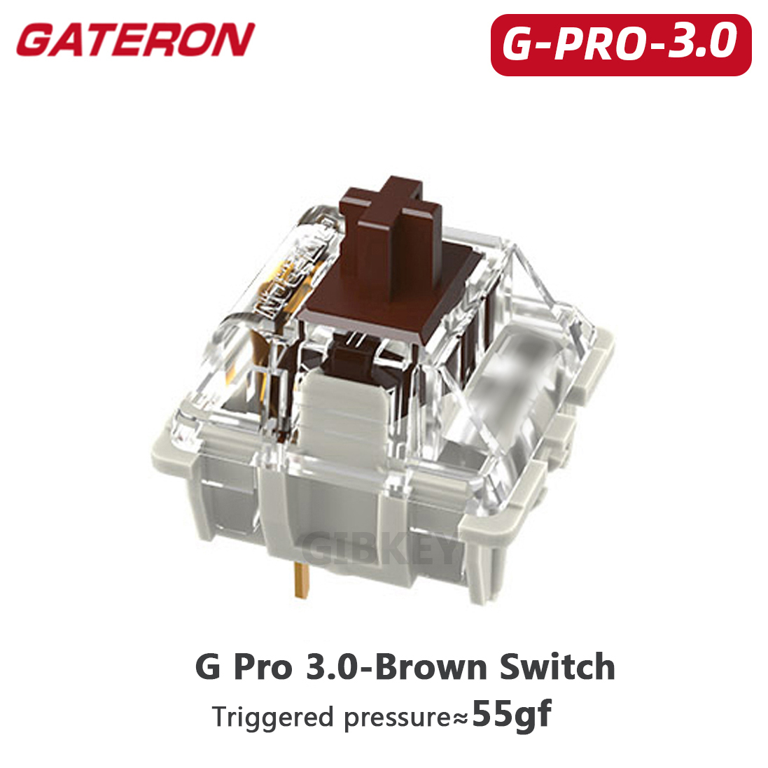 Gateron Wit Geel Zilver Pro 2.0 V2 Schakelaar 3pin RGB lineaire Tactiele Rood Bruin Schakelaars voor -swappable Mechanisch toetsenbord: Pewter / ZWARTE SCHAKELAAR