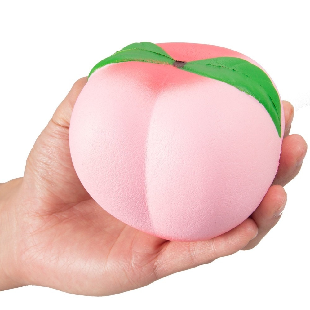 , juguetes Squishies de melocotón de crecimiento lento Jumbo de 10CM, Squishies de frutas Kawaii, juguetes perfumados con crema para niños y adultos, 1 unidad, # YL