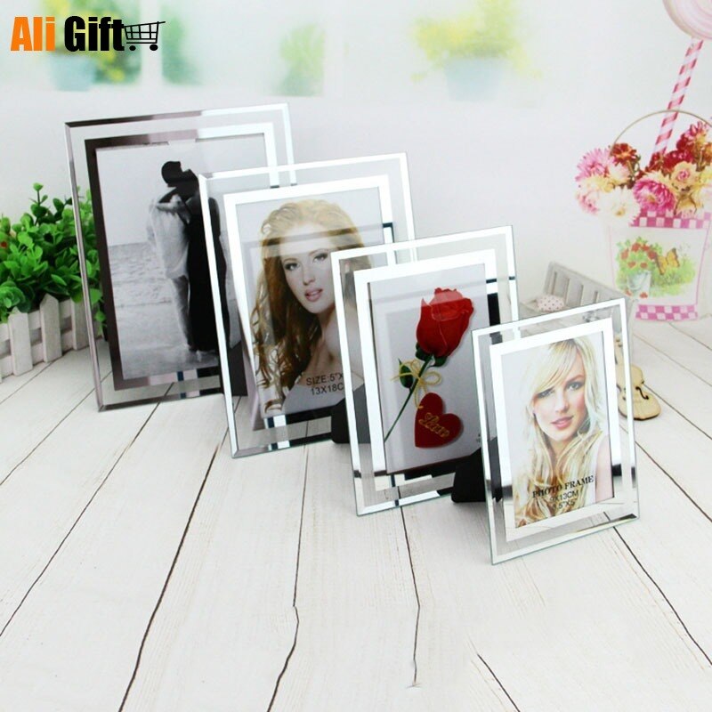 Aligift Album Crystal 5 6 7 Inch A4 Creatieve Fotolijst Voor Bruiloft Minnaar Baby Foto E Decor foto Frames