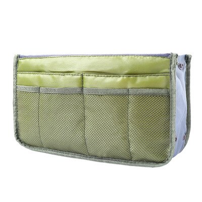 Bolsa de maquillaje multifunción, neceser pequeño para cosméticos, organizador de viaje, bolsa de almacenamiento para artículos de tocador, kit de aseo CC001: Green