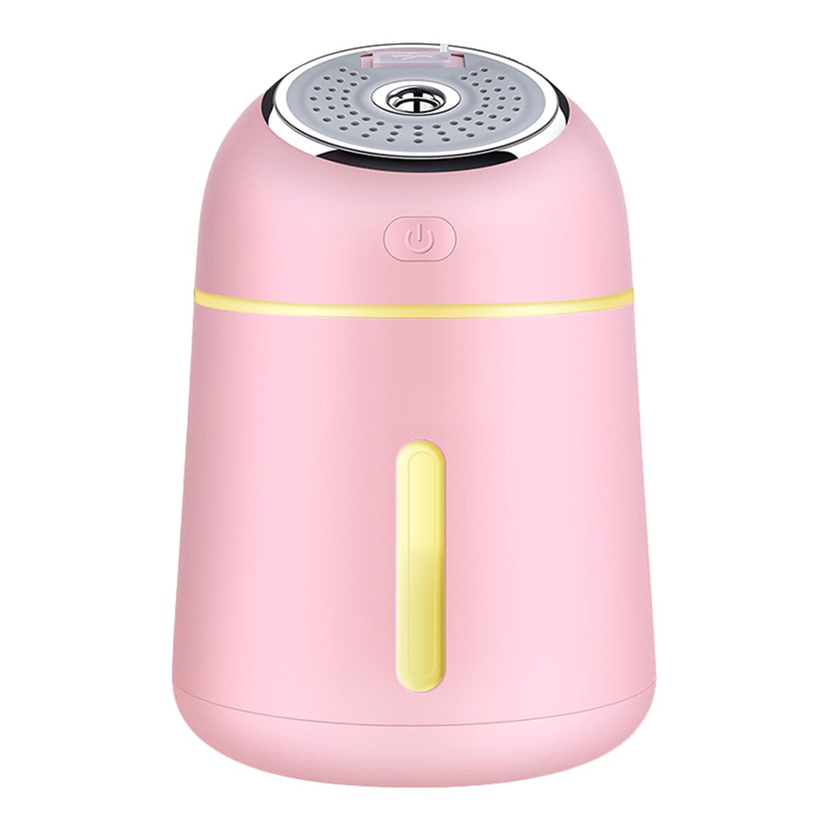 330ML Car USB Humidifier With USB Night Light Portable Air Purifier Aroma Diffuser For Home Offic 35-40ML/H: Pink