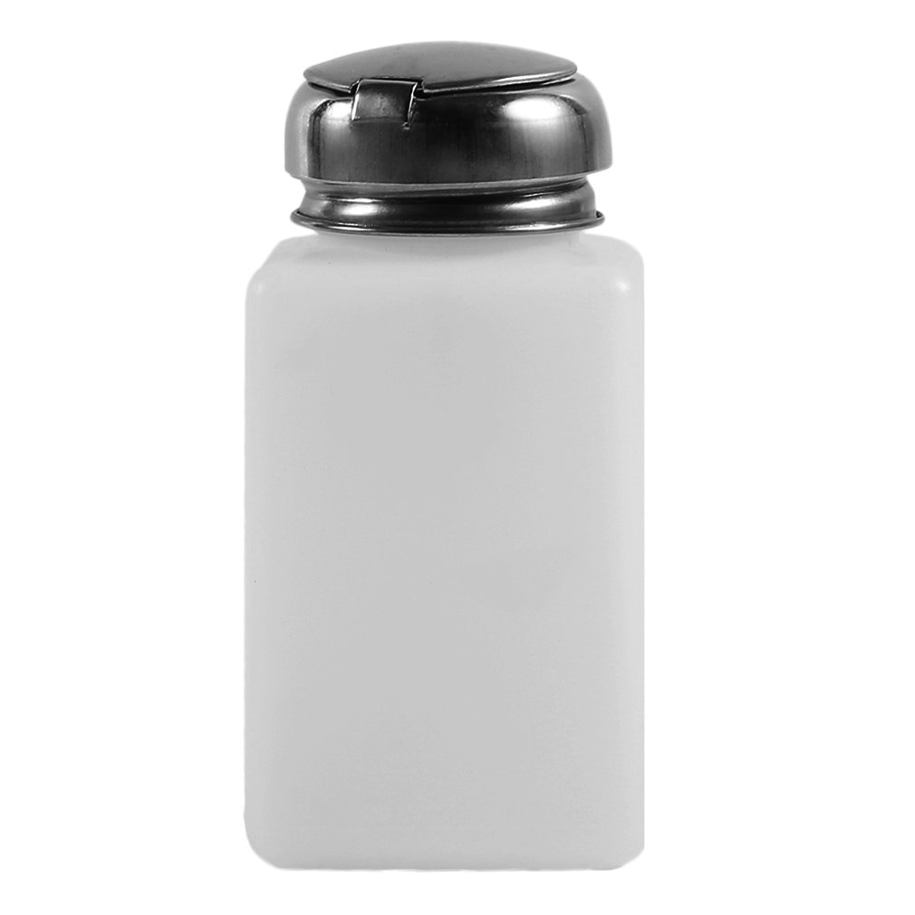 1 pçs portátil 200ml imprensa de álcool líquido garrafa vazia unha polonês removedor mais limpo dispensador bomba pato garrafa viagem qualidade superior