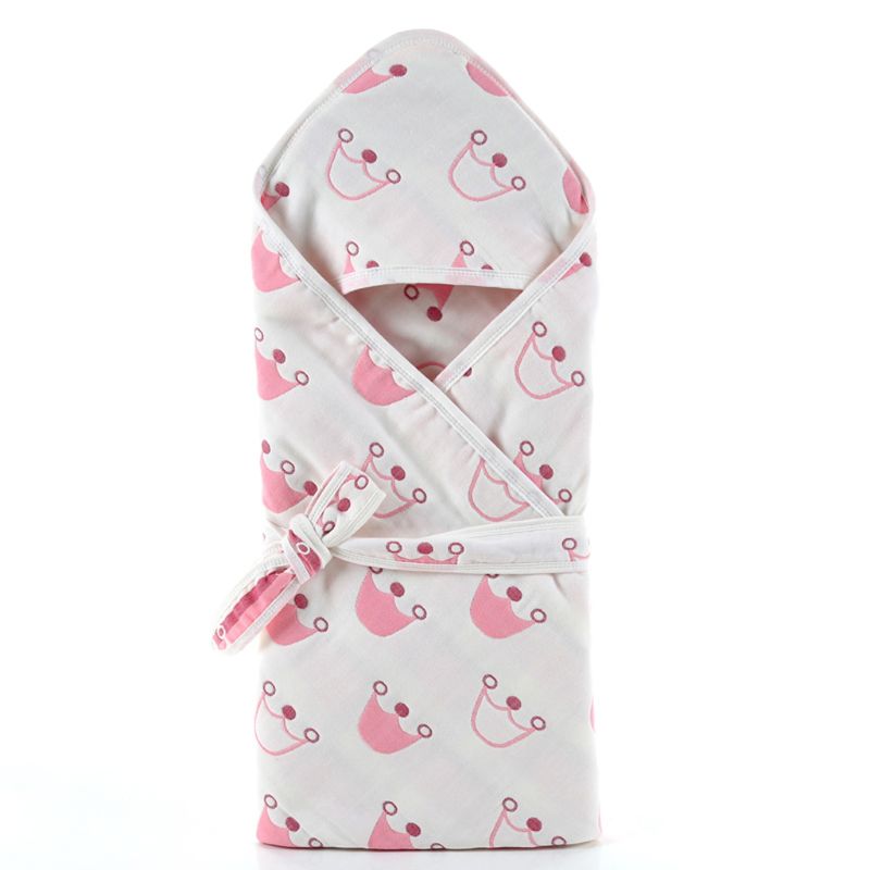 Baby Inbakeren Winter Wrap Slapen Zachte Katoen Vierkante Deken Infant Peuters Badjas Handdoek Leuke Cartoon Patronen: pattern F