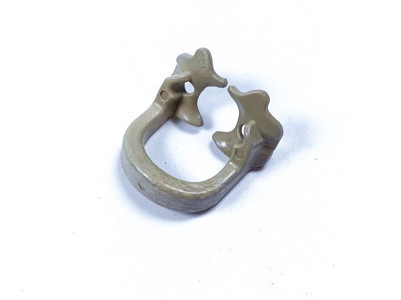 3 Stks/partij Dental Rubber Dam Klemmen Barrière Clips Zachte Hars Molaire Premolar Zwart/Zand Kleur: Sand Molar X3