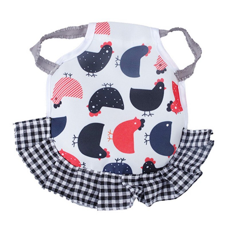 Delantal ajustable para vestido de gallina, Protector de plumas, elástico, suministros para mascotas: B3