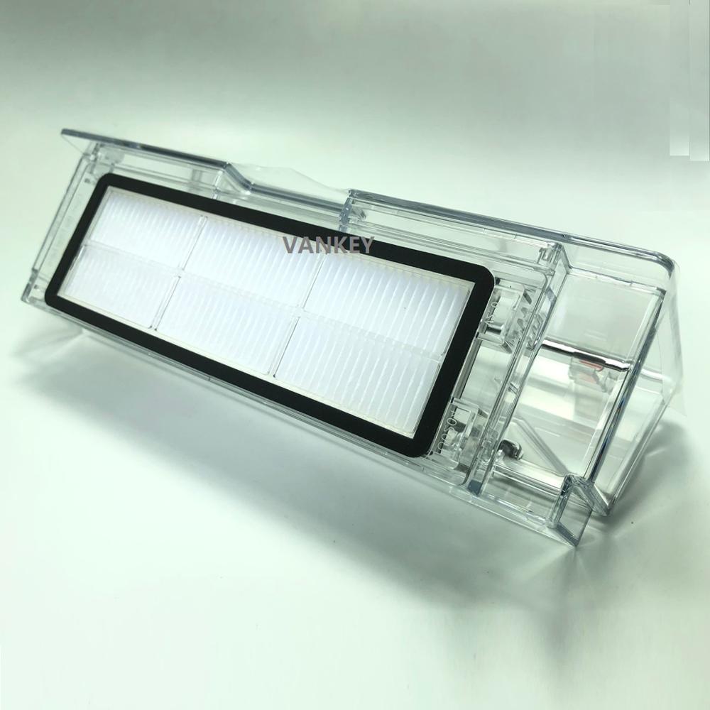 Nouvelle boîte à poussière d'origine pour Xiaomi aspirateur Robot Roborock Xiaowa C10 E20 E25 Robot poubelle boîte avec filtre Hepa