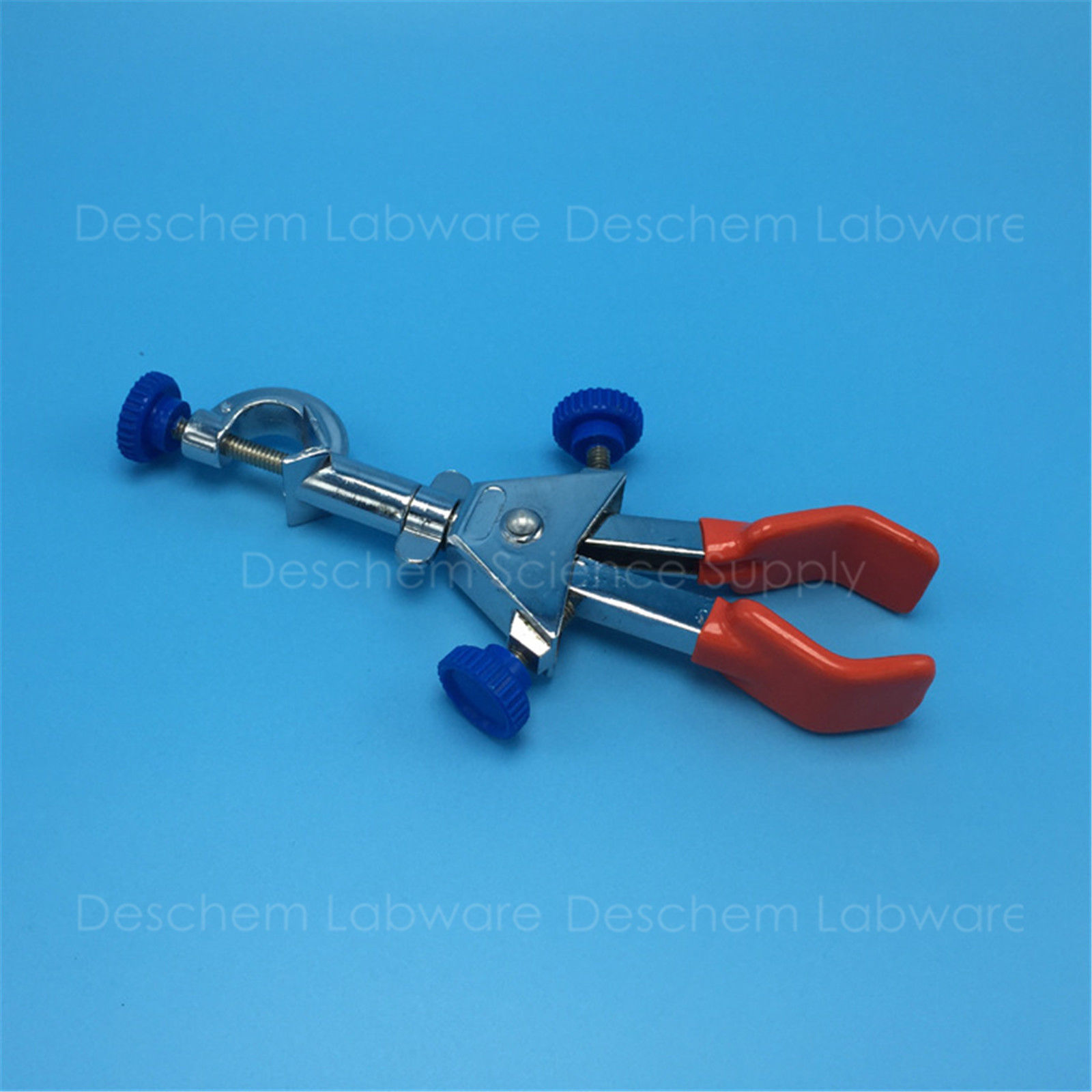 Swivel Flask Clamp,Test Tube,Condenser Lab Holder,Two-Adjustable Clips