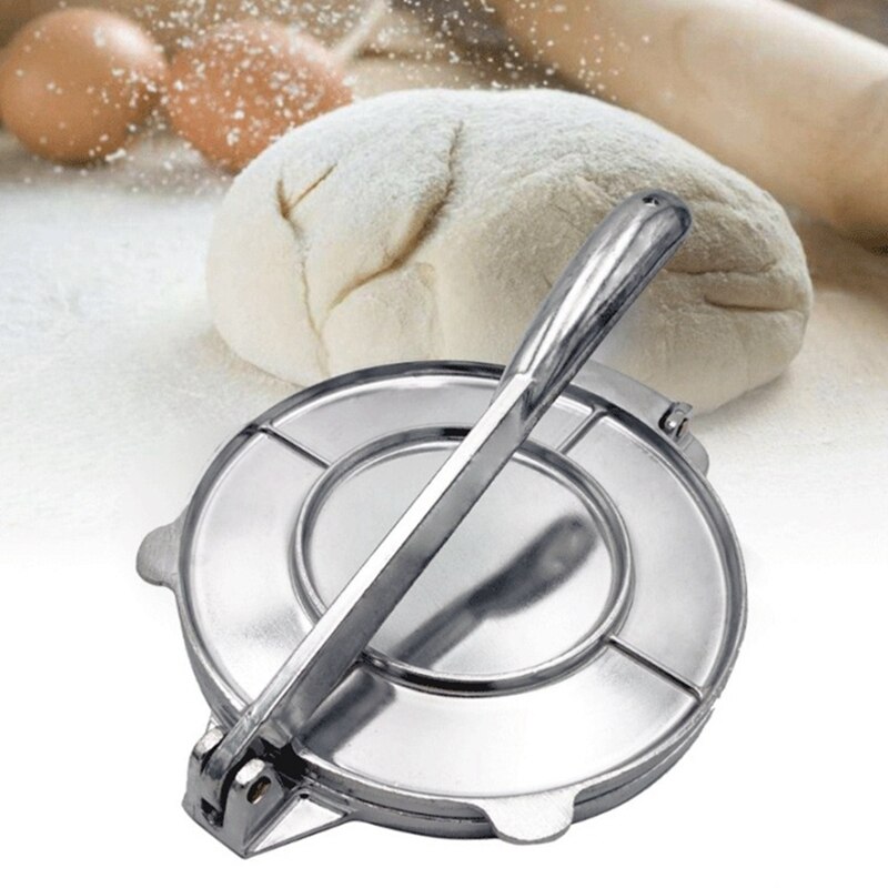 Dough Pastry Press Maker Pan Long Handle Foldable DIY Tortilla Press Maker 8Inch For Kitchen Pancake Pie Cooking: Default Title