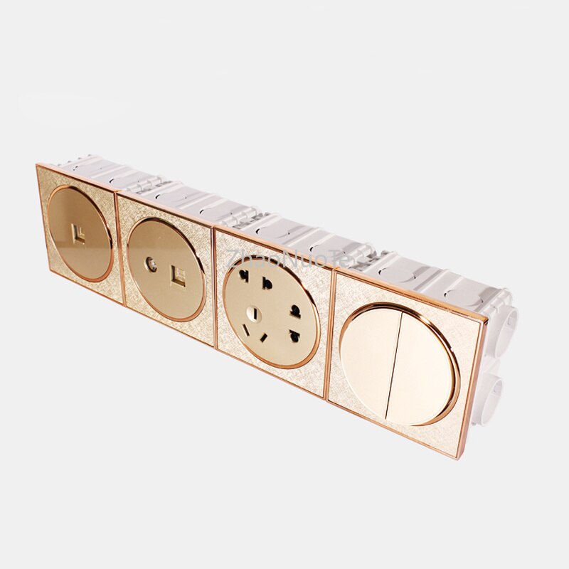 Type 86 Switch Socket Dark Box Household Flame Retardant Assembly Wall Mount Switch Box