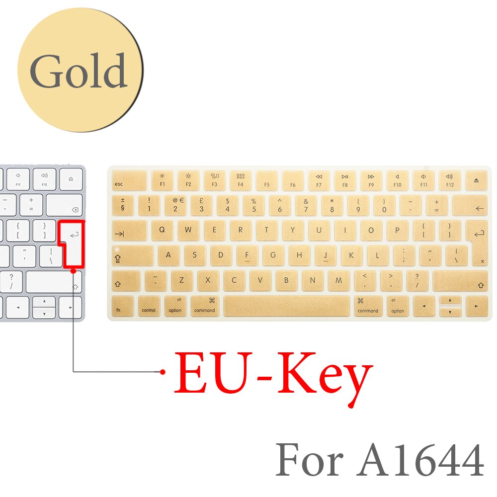 Für Apple Bluetooth Wireless keybord MLA22LL/ A1644 IMAC Magie Tastatur abdeckung Protector Silikon Abdeckung UNS/EU Version: EU-Key-G