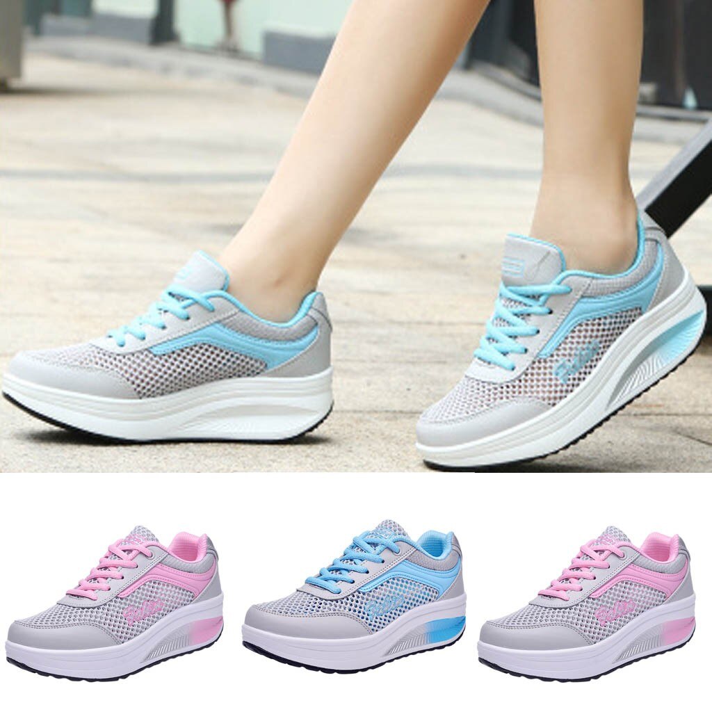 JAYCOSIN Top Brand Spring Sneakers women shoes Women's Mesh Breathable Sneakers Casual Shoes Student Running Shoes