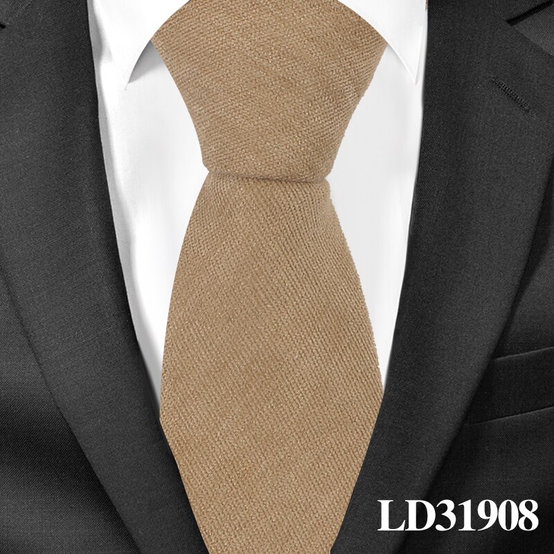 Männer Baumwolle Krawatten lässig Anzüge Dünne Krawatte Gravatas Solide Grün Mens Krawatten Für Geschäft 7 cm Breite Hochzeit Männer krawatten: LD31908