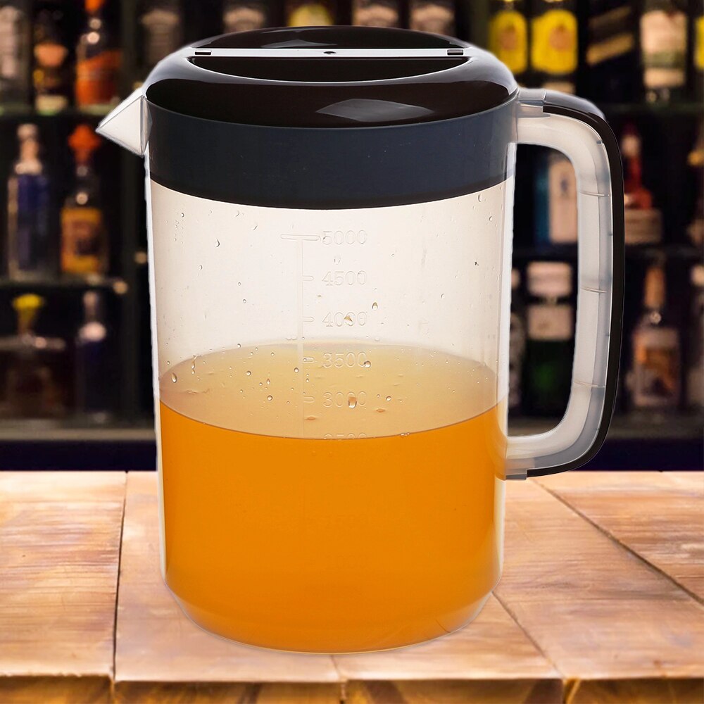 Tea Kettle, Storage Beverage Container Kettle With Handle Heat-resistant Plastic For Cold And Ice Tea And Fruit Drinks